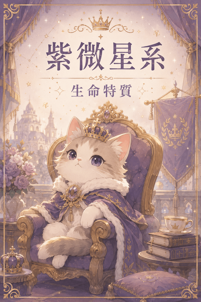 紫微星在命宮的生命特質:自信、自尊、驕傲、尊榮